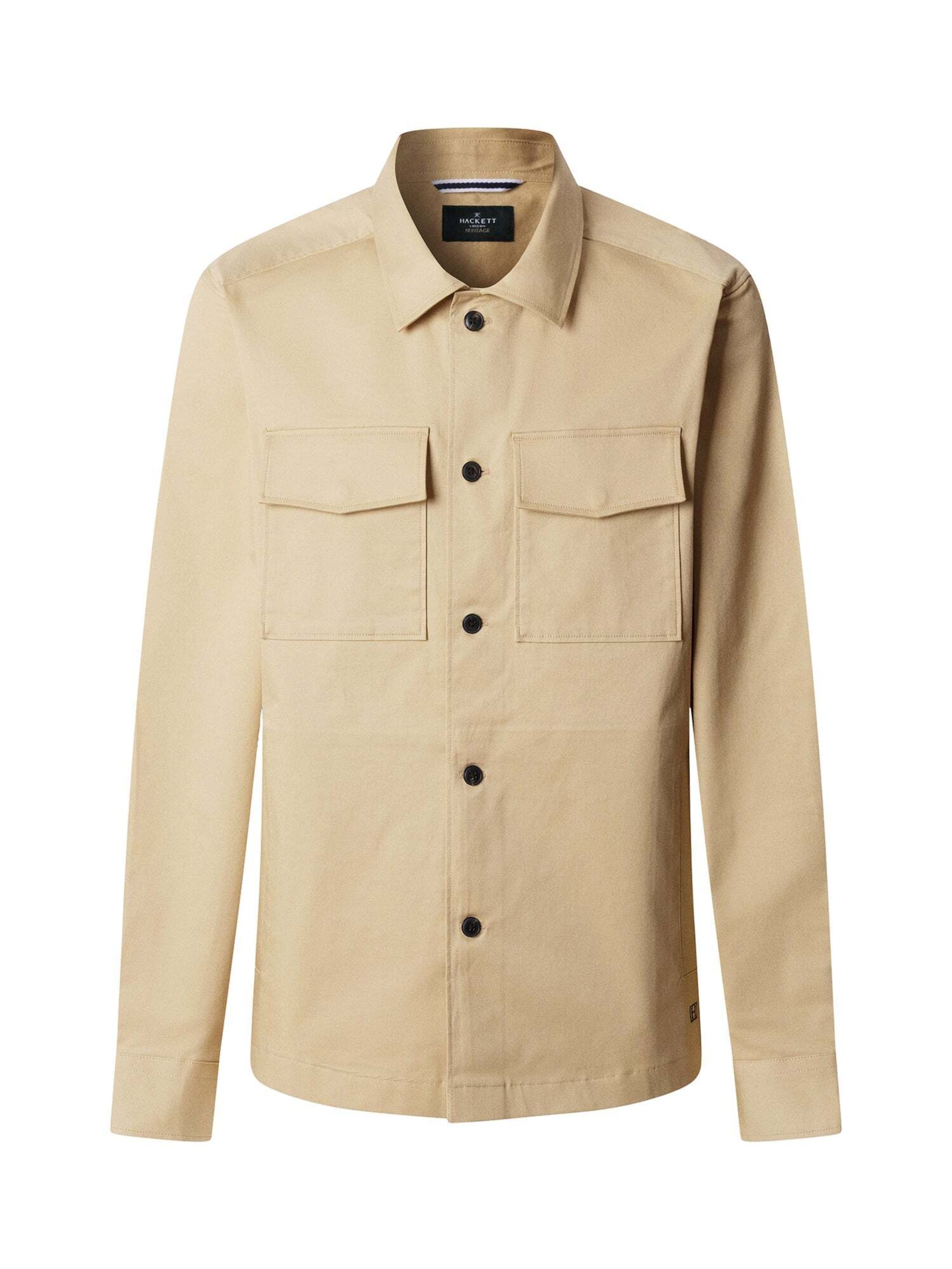 Hackett London Between-Season Jacket 'Heritage' in Beige: front