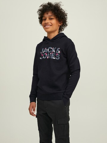 Jack & Jones Junior كنزة رياضية بلون أسود: الأمام