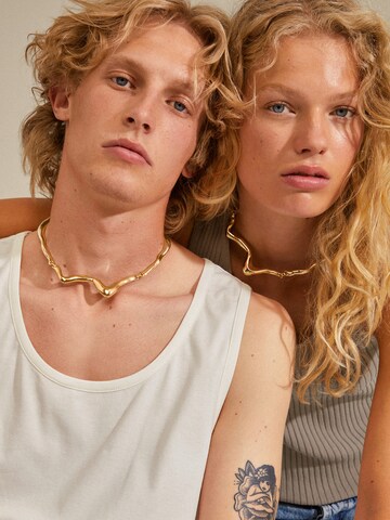 Pilgrim Halsband 'Moon' i guld