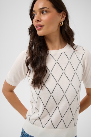 Pull-over 'KAnora Harlequin' Kaffe en blanc