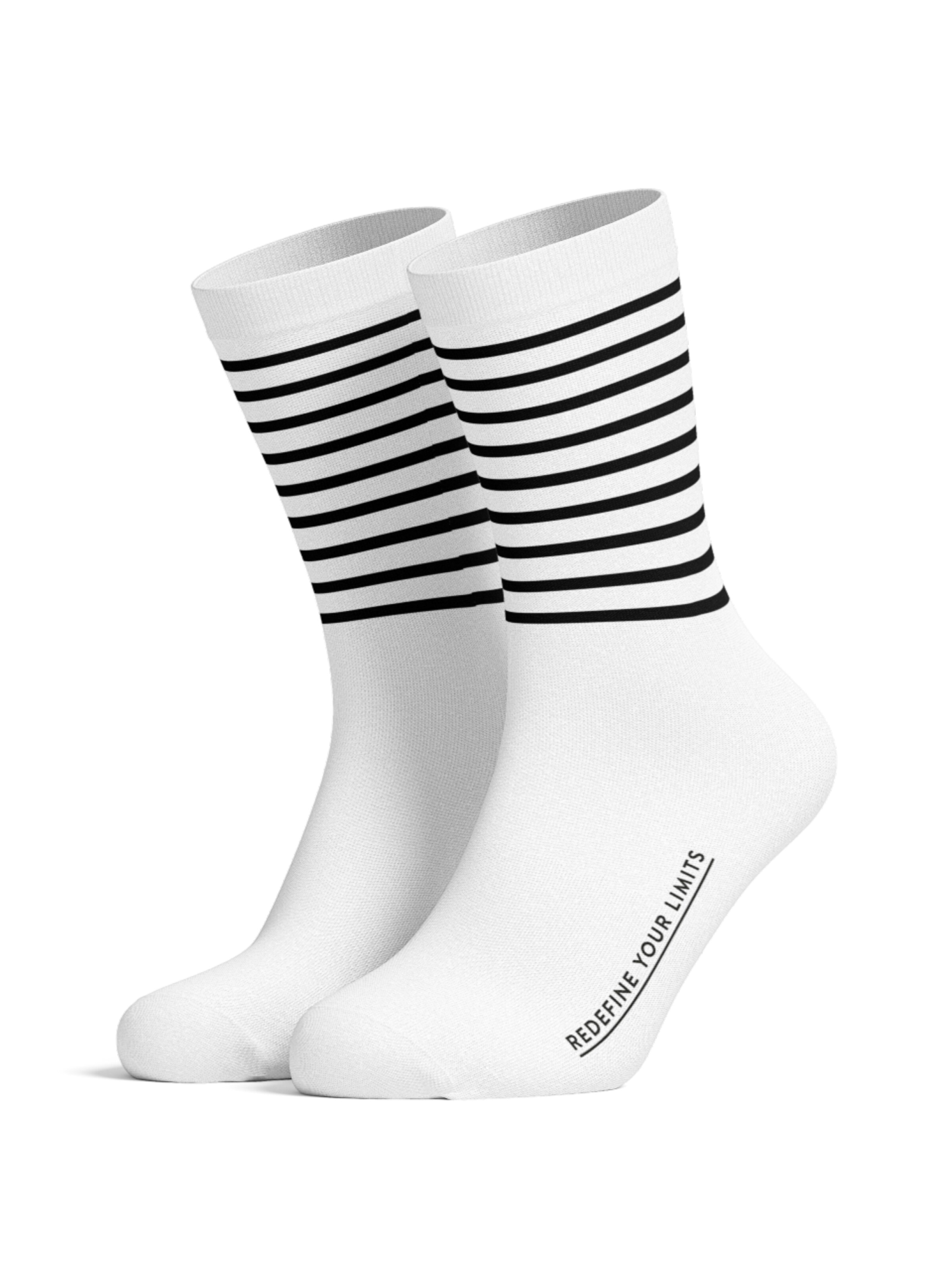 PIPPO Amsterdam Sports socks in White: front