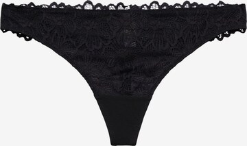 ESPRIT Thong in Black: front