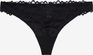 ESPRIT Thong in Black: front