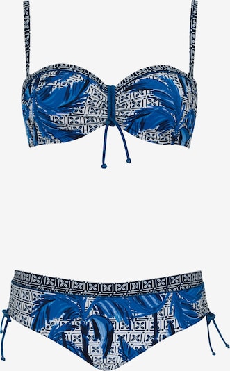 OLYMPIA Bikini i M/A i blå / sort / hvid, Produktvisning