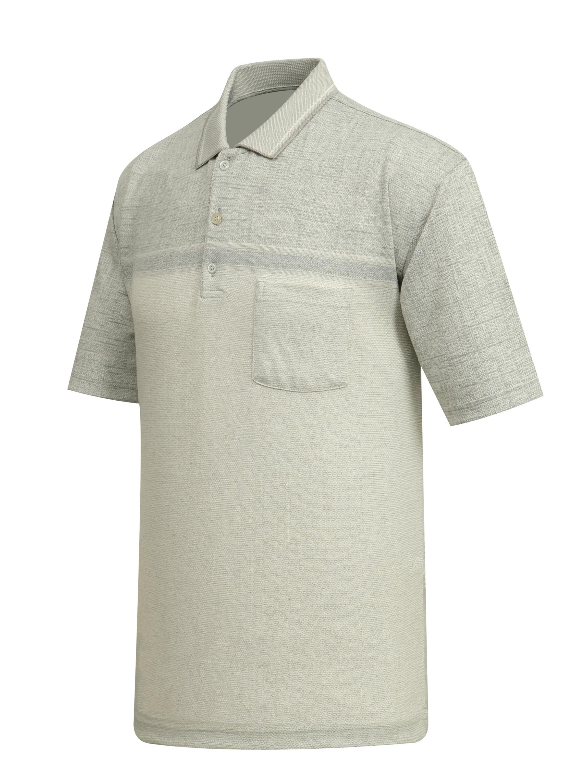 Cizgi Triko Shirt in Grey