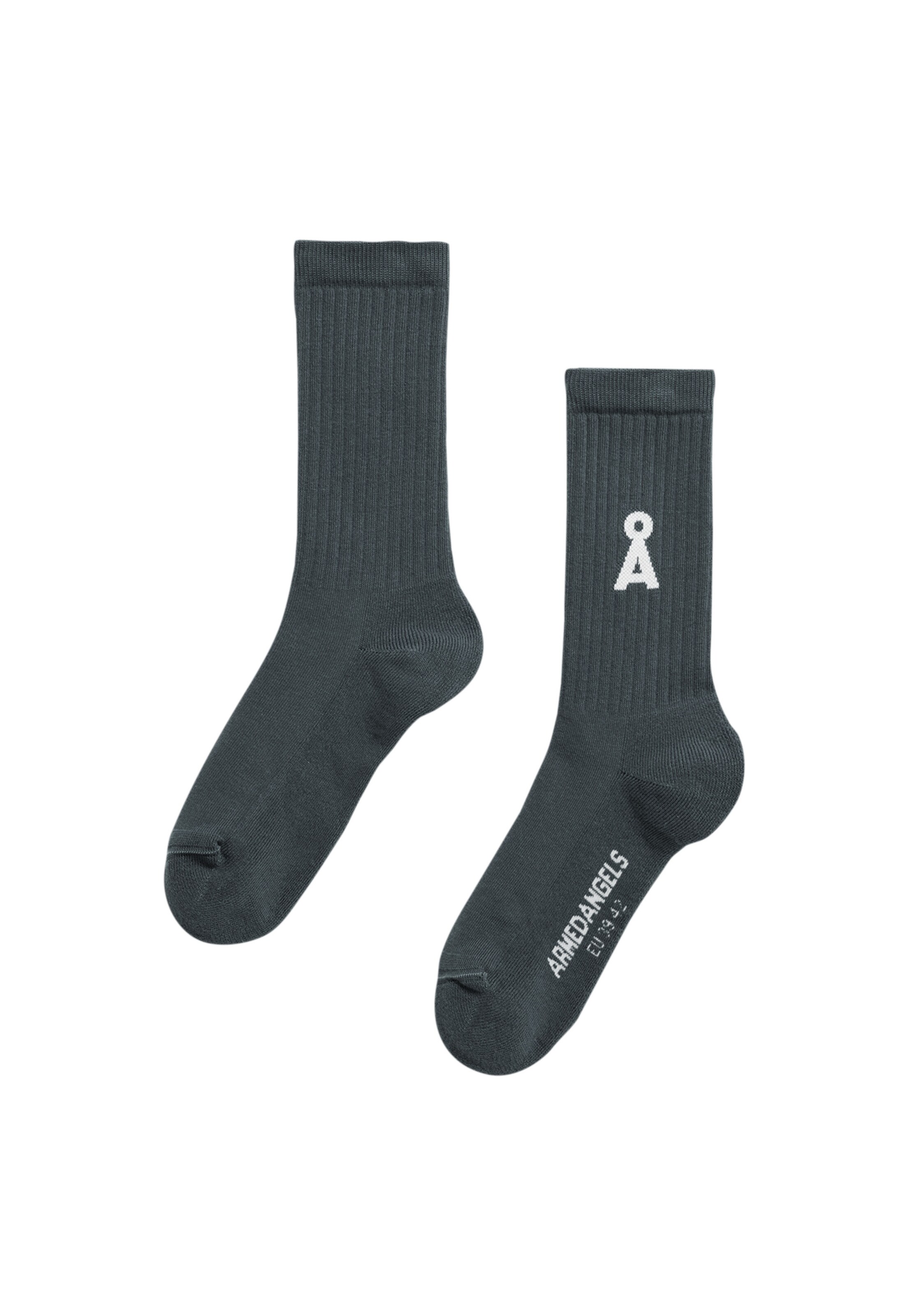 ARMEDANGELS Socken 'US BOLD' in Grau: Vorderseite