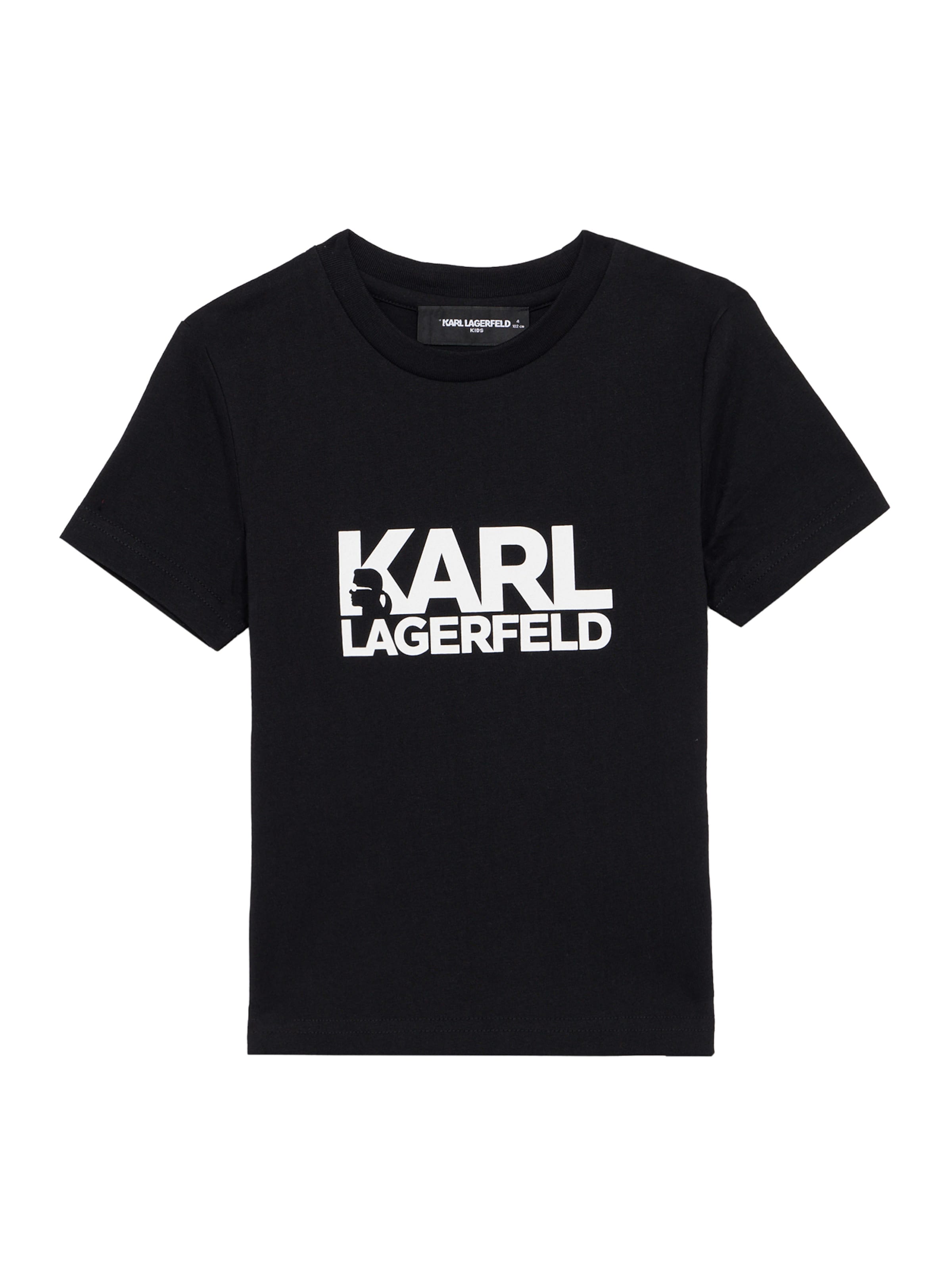 Karl Lagerfeld Shirt in Black: front