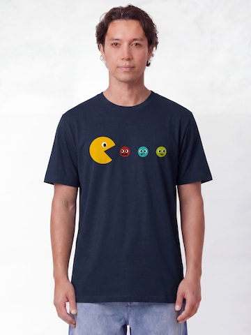 T-Shirt 'Pacmännchen' Watapparel en bleu : devant