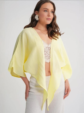 Camicia da donna di MixRay in giallo