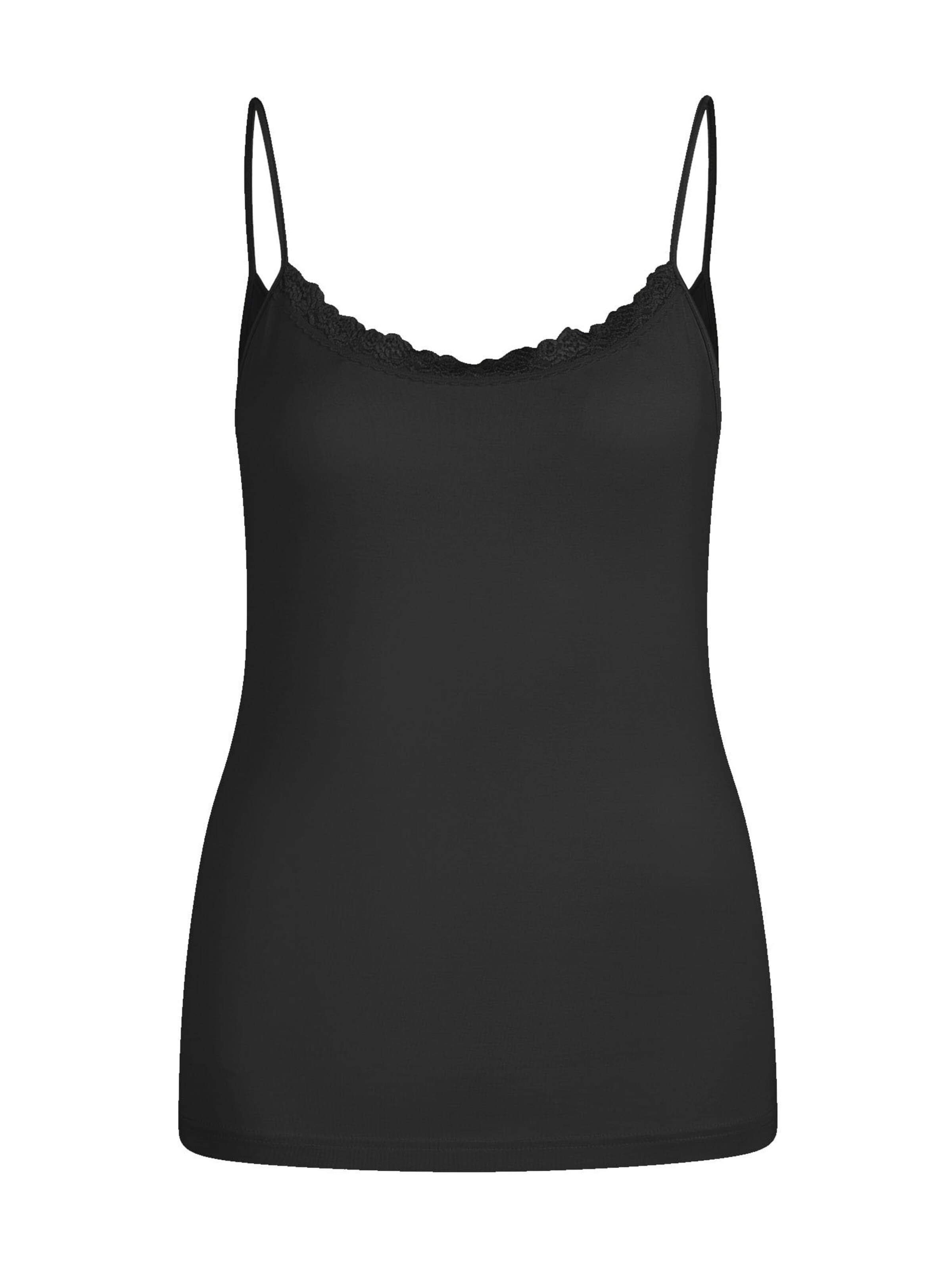 Nina von C. Undershirt 'Daily & Cosy' in Black: front