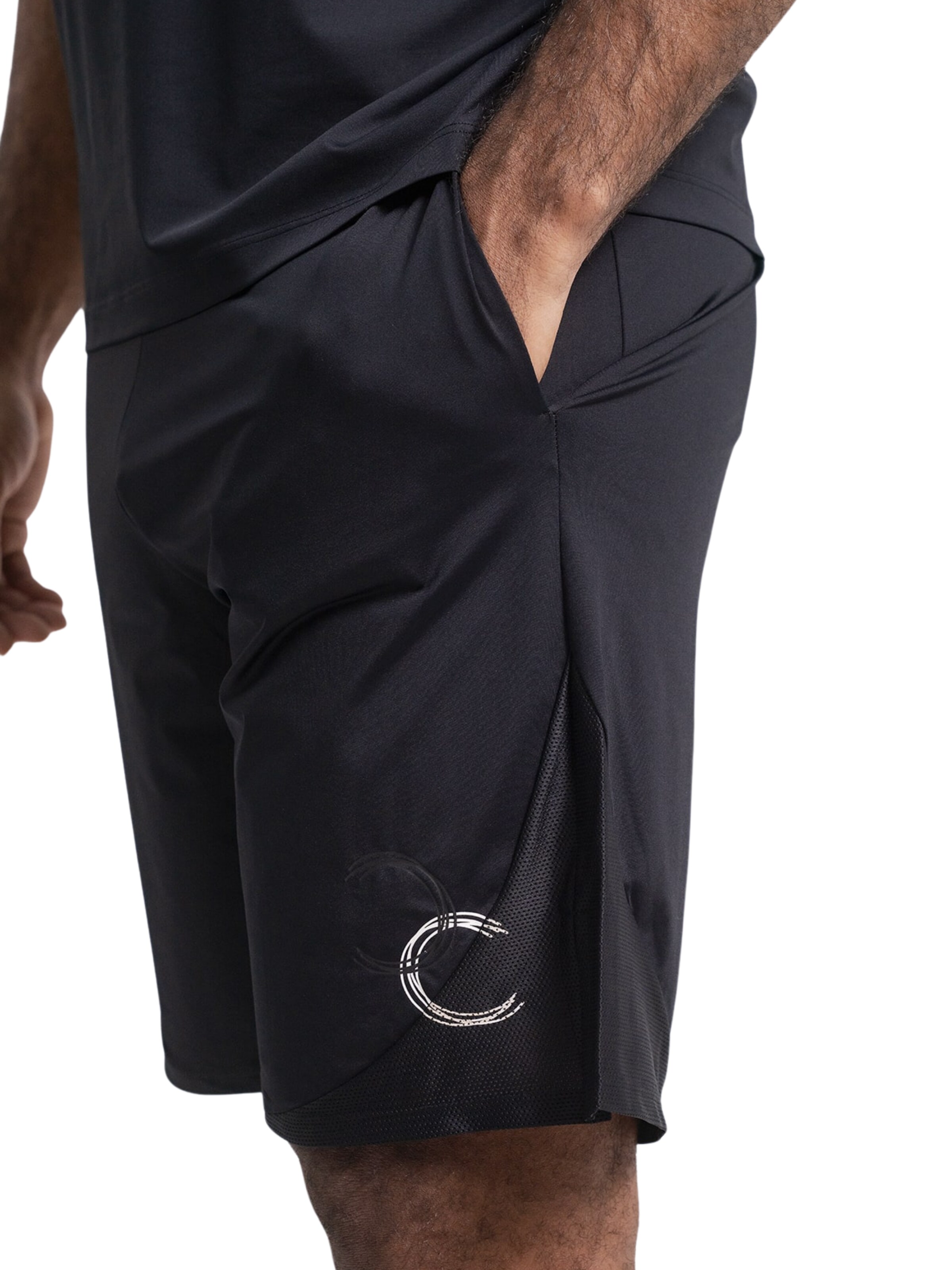 Baggy Pantalon de sport HACOY en noir