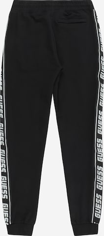 GUESS - Tapered Calças 'ACTIVE' em preto