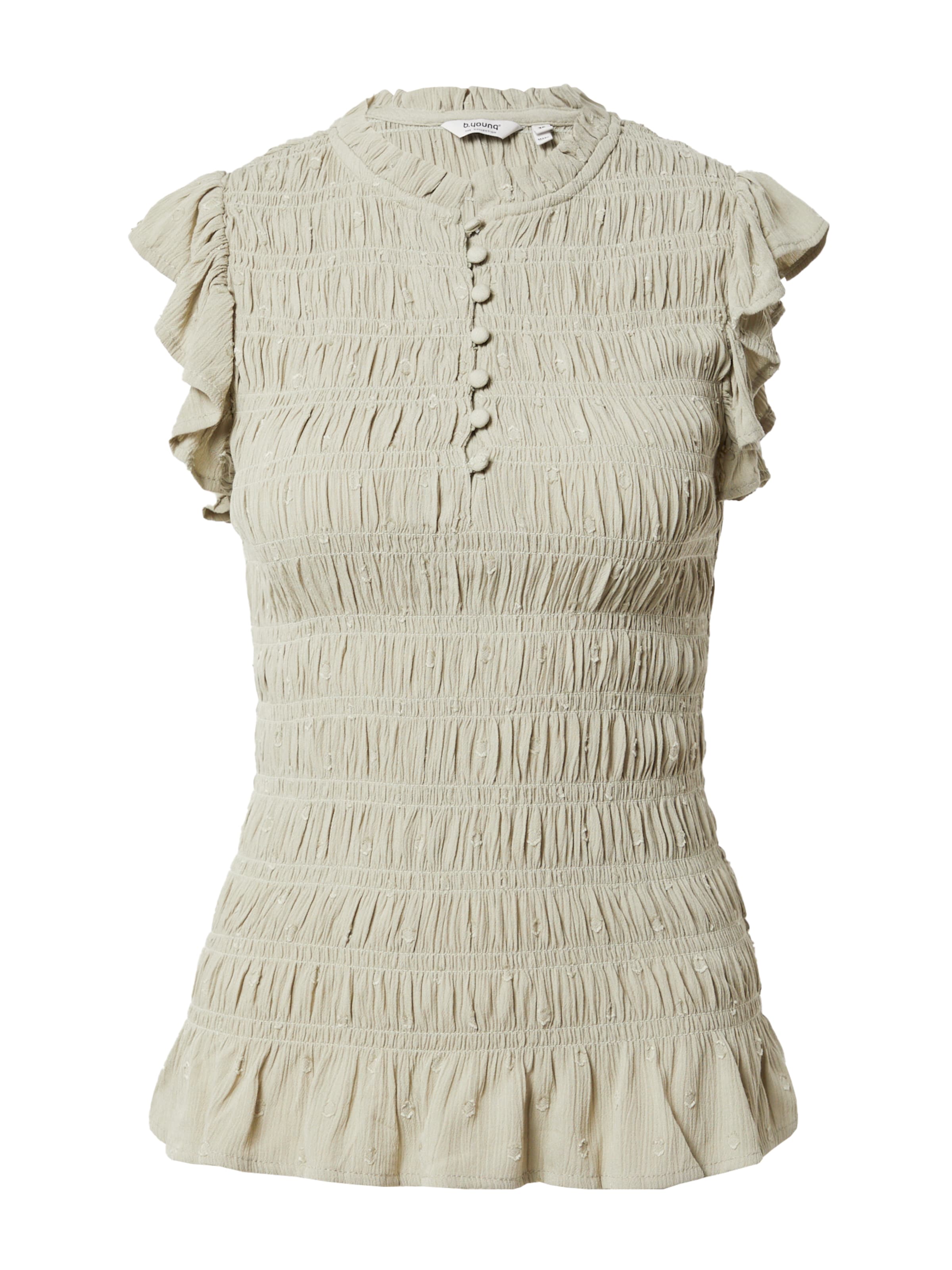 b.young Blouse 'Felice' in Groen: voorkant