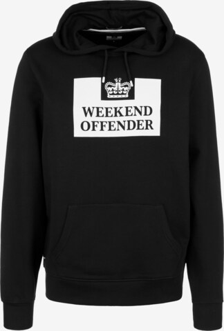 Weekend Offender Sweatshirt in Zwart: voorkant