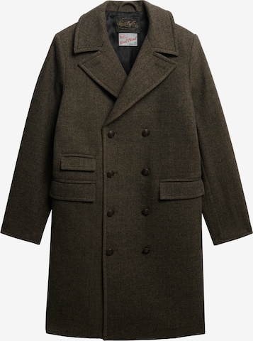 Superdry Between-Seasons Coat in Brown: front