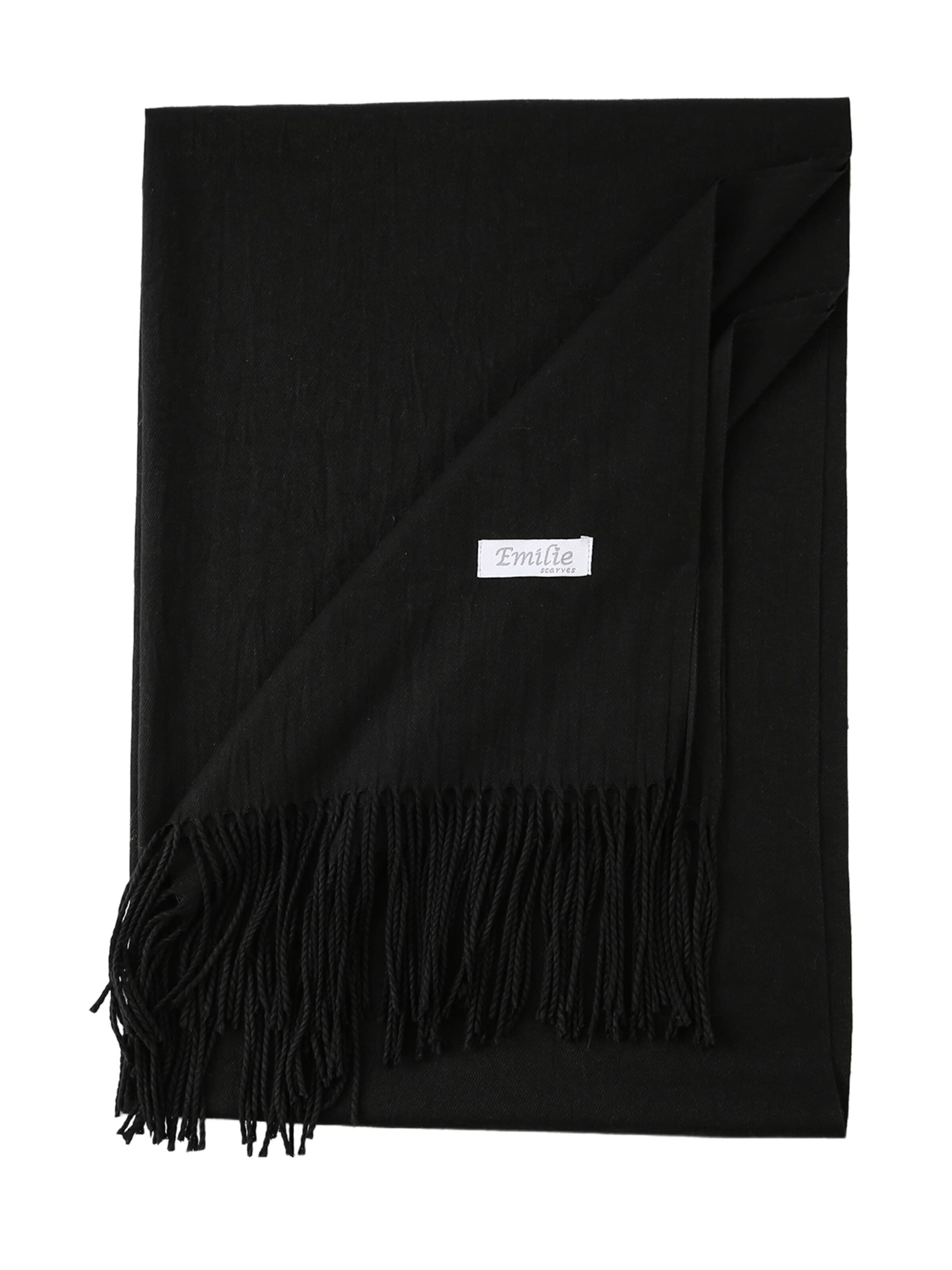 Emilie collection Halsduk 'Pashmina scarf' i svart