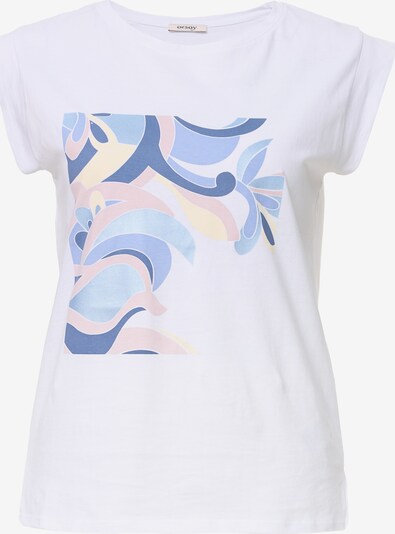 Tricou 'PUCCI' Orsay pe albastru / galben / roz deschis / alb, Vizualizare produs