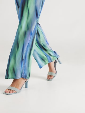 ARMANI EXCHANGE Szeroka nogawka Spodnie w kolorze niebieski