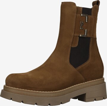 Nero Giardini Chelsea boots in Bruin: voorkant