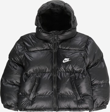 Nike Sportswear Зимняя куртка в Черный: спереди