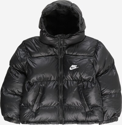 Nike Sportswear Winterjas in de kleur Zwart / Wit, Productweergave