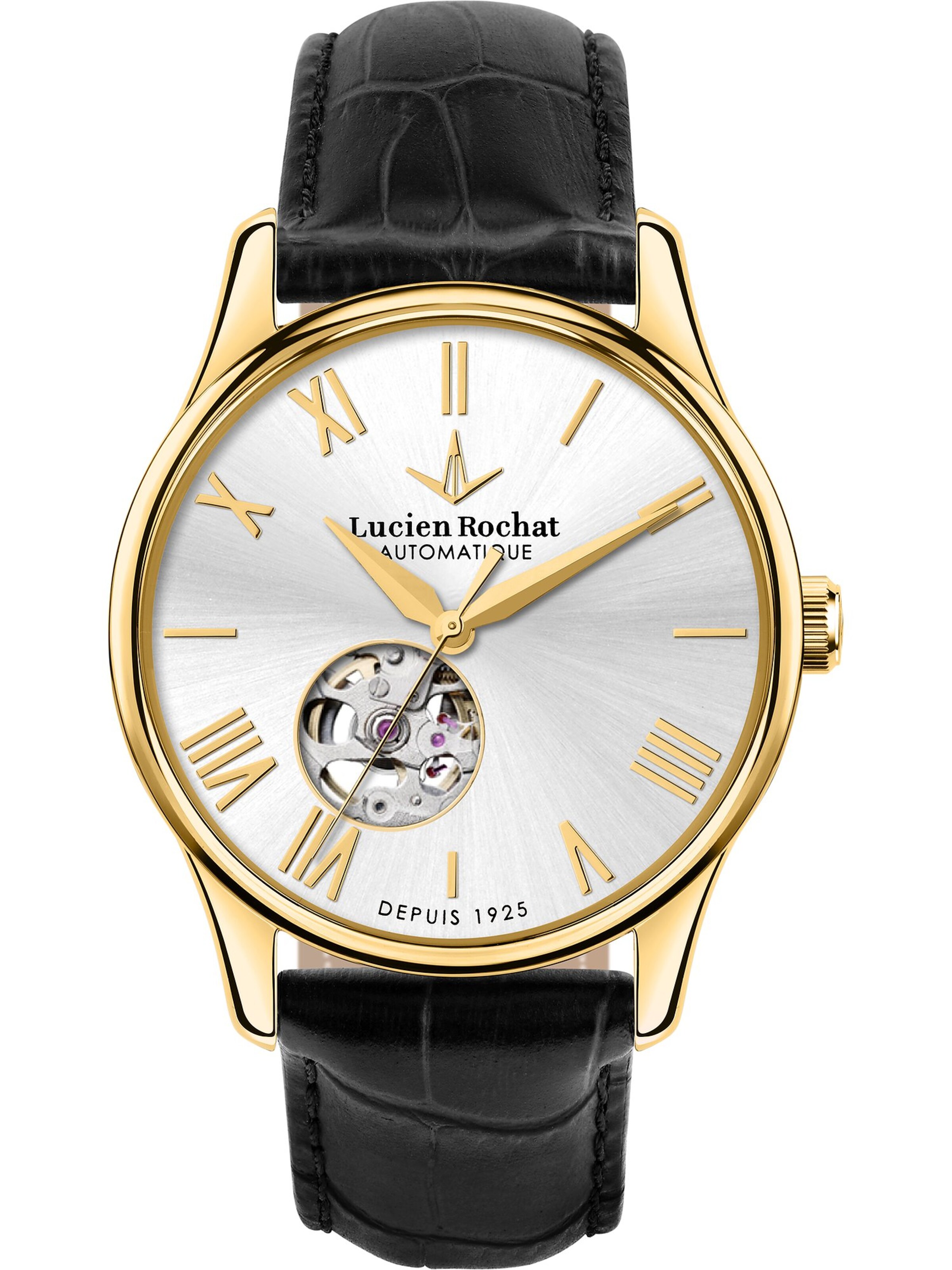 Lucien Rochat Uhr in Gold: Vorderseite