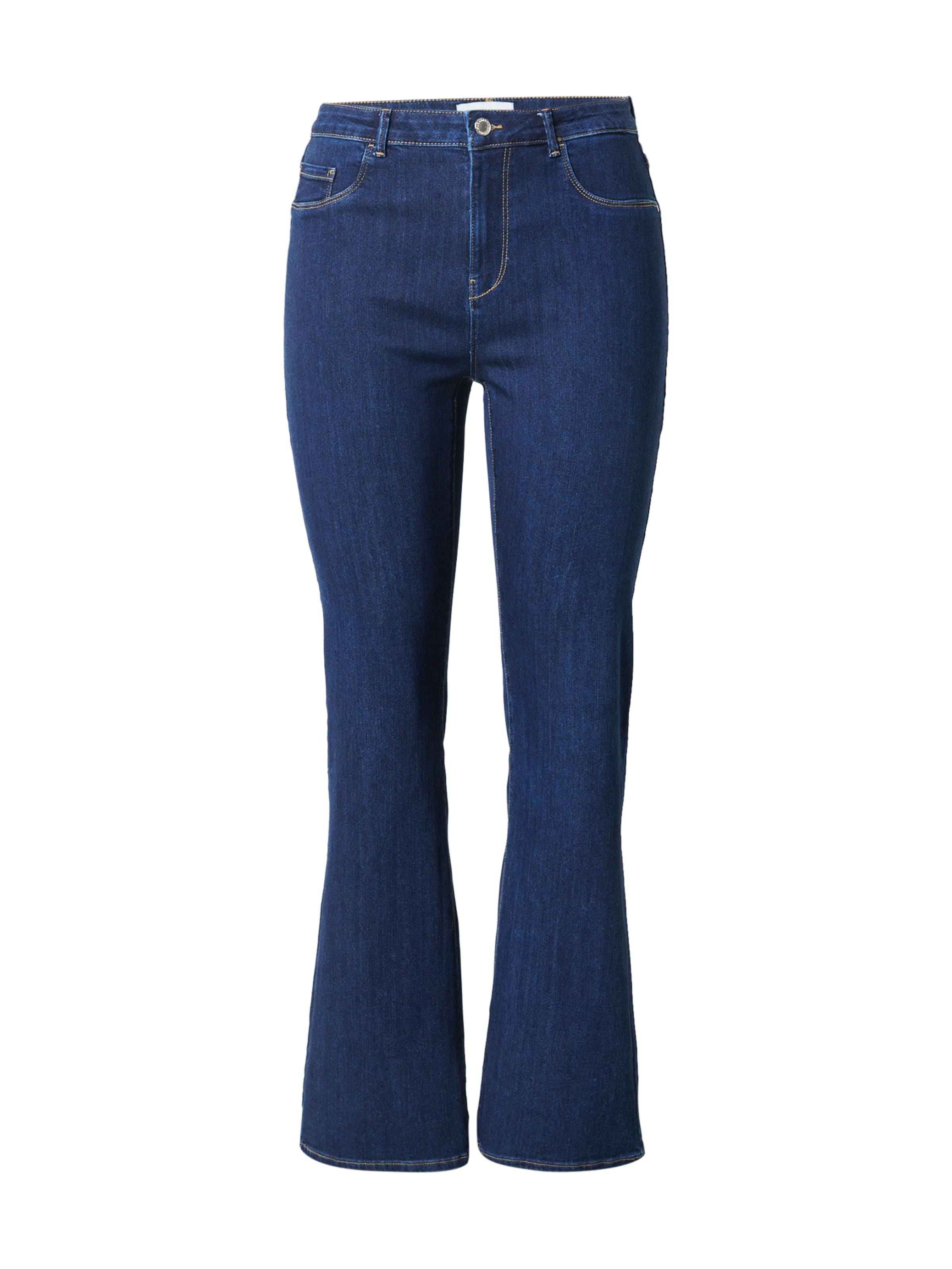 Evazați Jeans 'CARTHUNDER' de la ONLY Carmakoma pe albastru: față