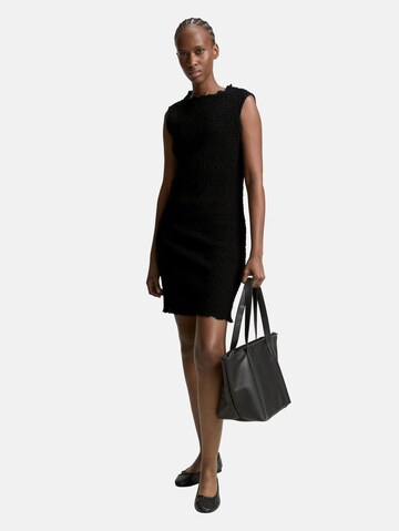 TOM TAILOR DENIM Kleid in Schwarz