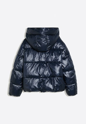 Bershka Winter Jacket in Blue