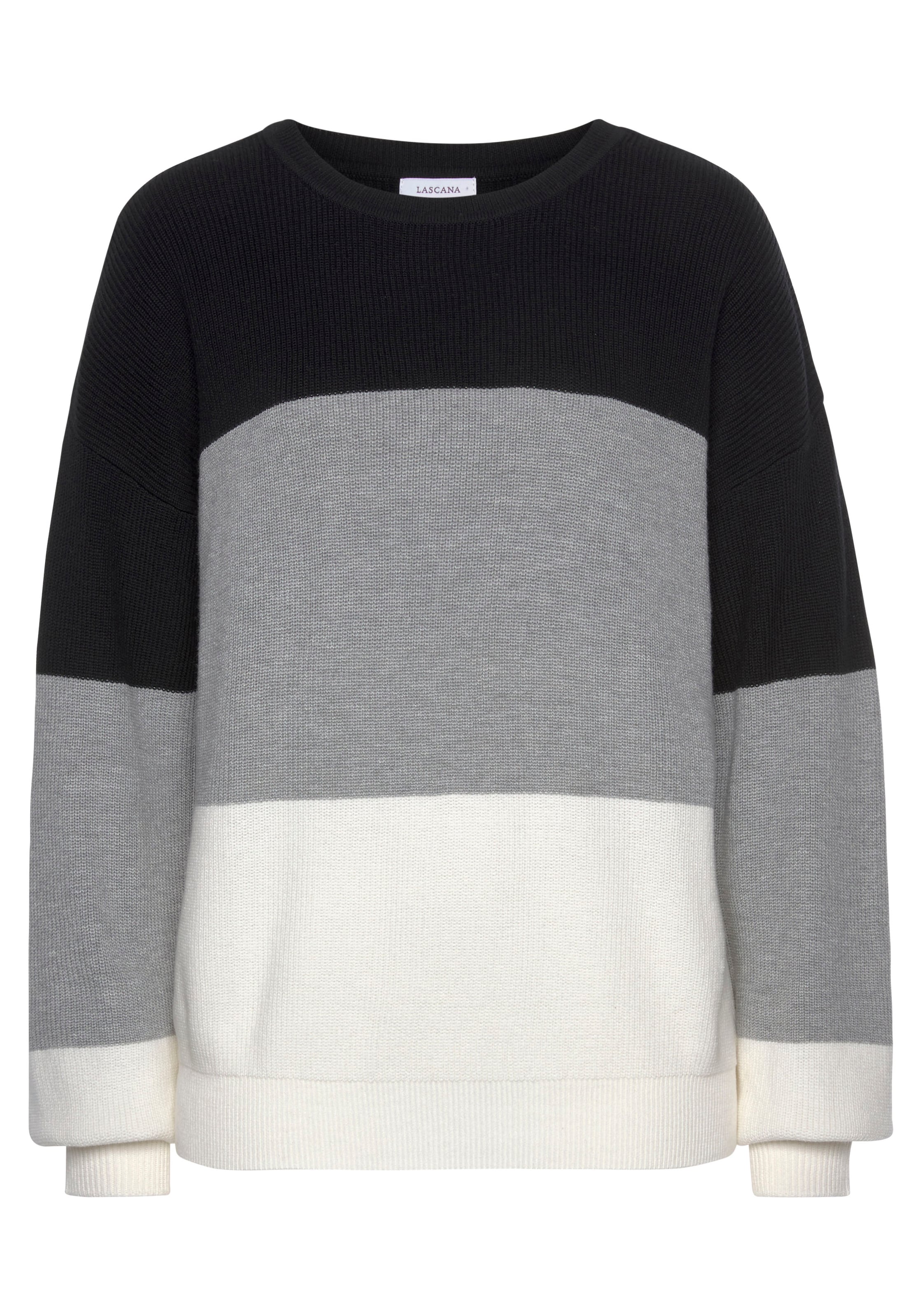 LASCANA Blúzka - Sivá: predná strana