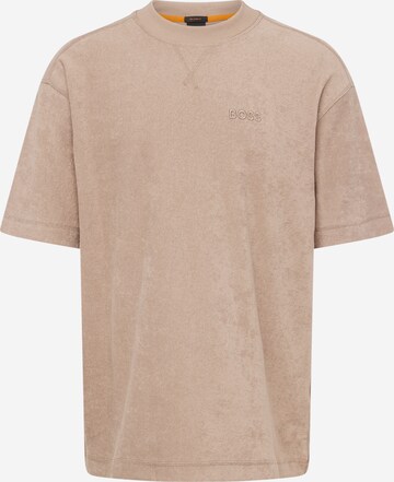 BOSS Shirt in Bruin: voorkant