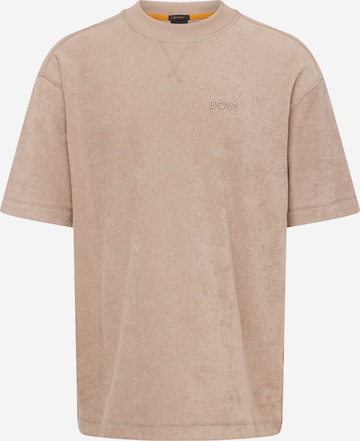 BOSS Orange T-Shirt in Braun: predná strana