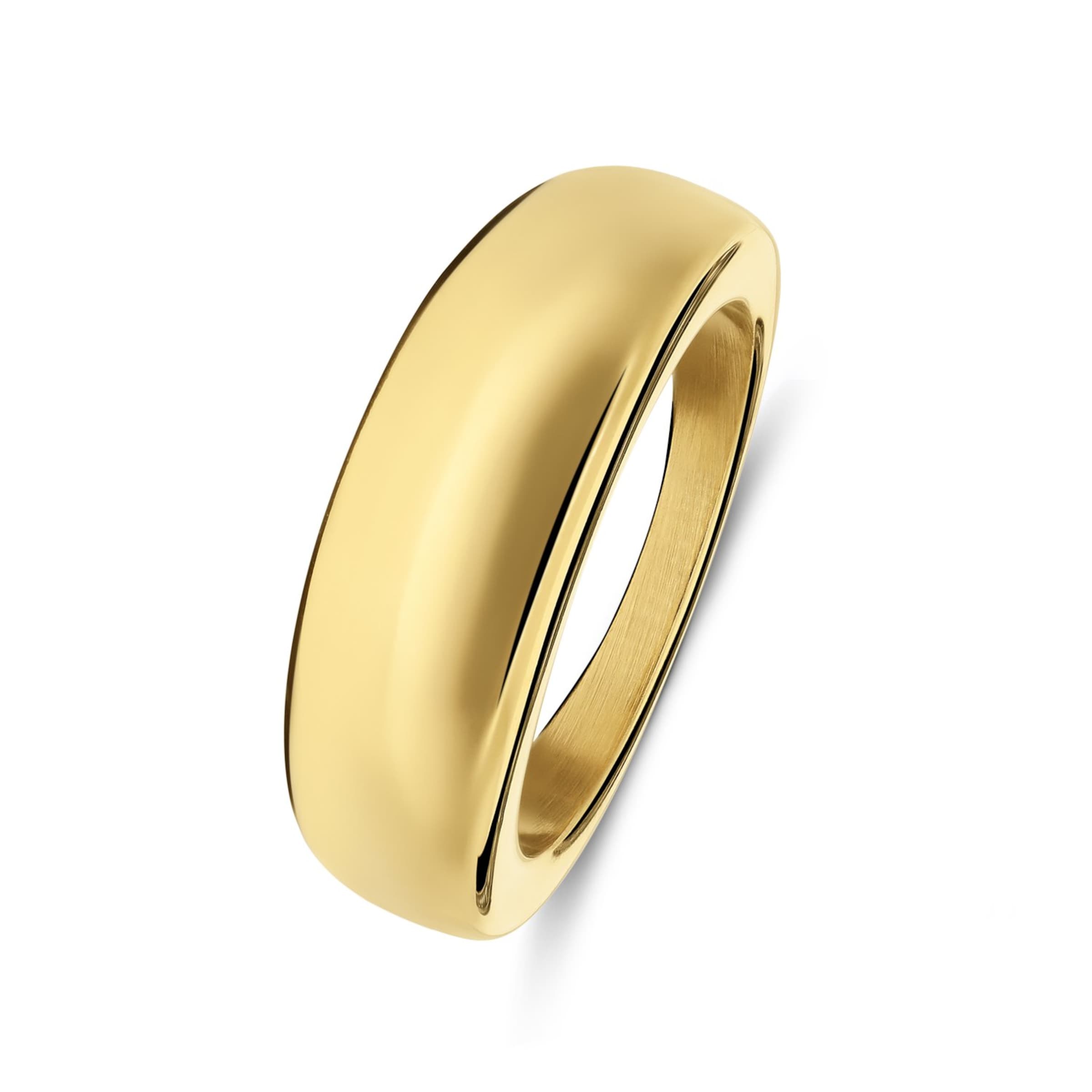 Lucardi Ring in Gold: Vorderseite