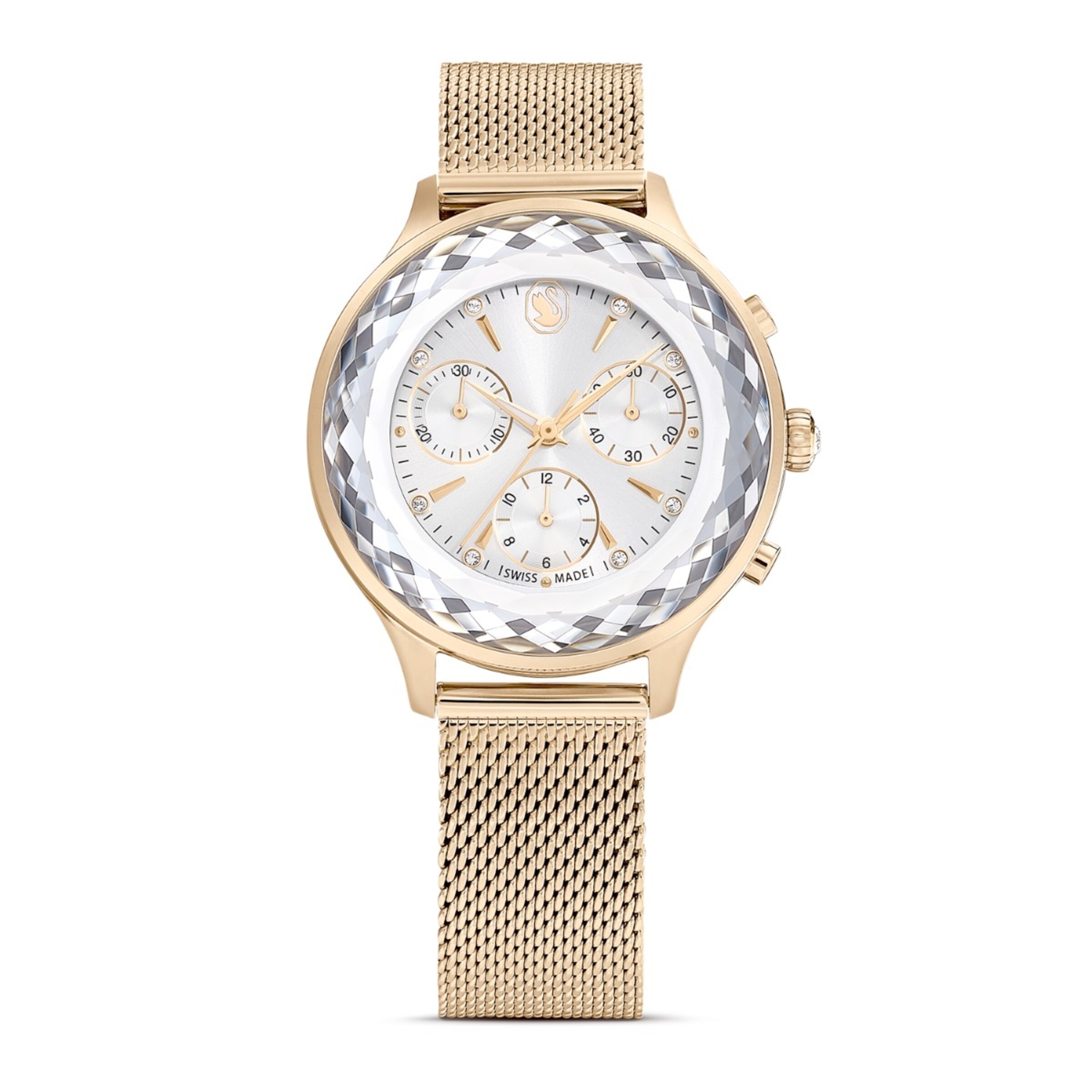 Swarovski Analoog horloge in Goud: voorkant