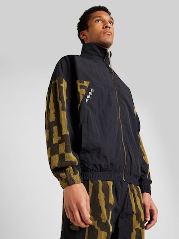 Grimey Between-season jacket 'LUCKY DRAGON TRACK' in Black: front