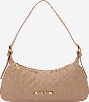 Love Moschino Наплечная сумка в Бежевый: спереди