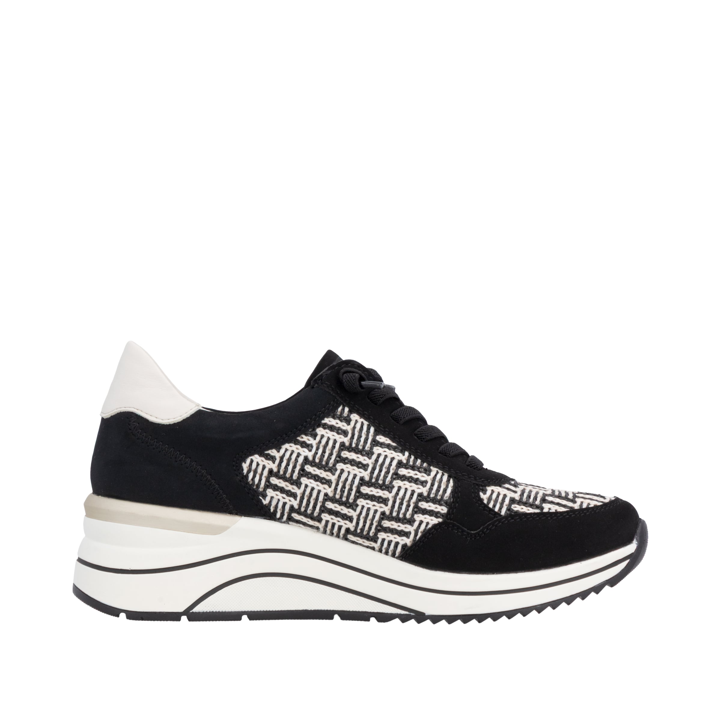 Baskets basses 'D0T20' REMONTE en noir