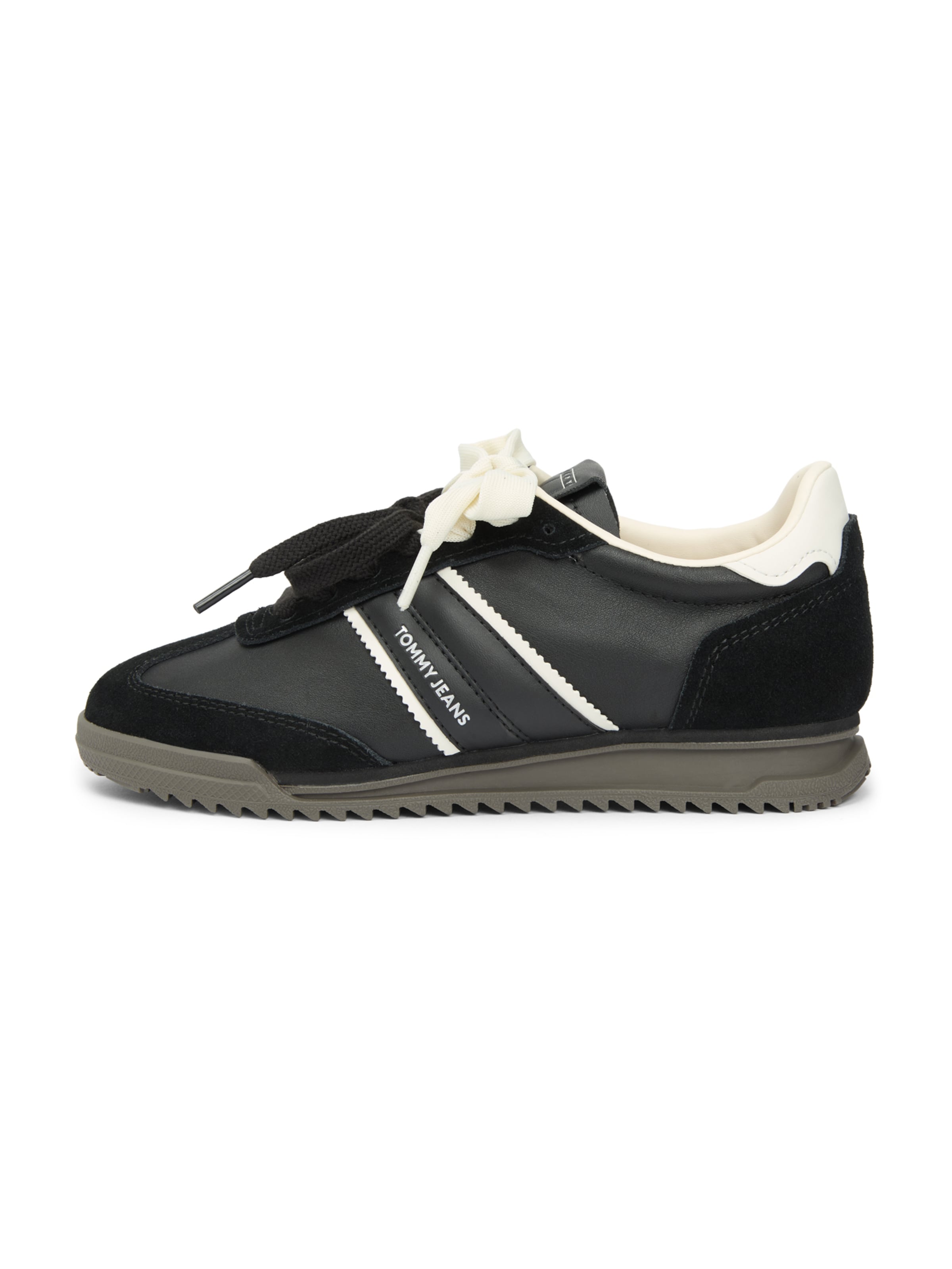 Sneaker low de la Tommy Jeans pe negru: față
