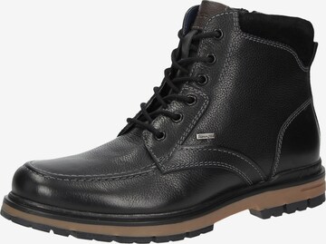 SIOUX Lace-Up Boots 'Jadranko-701' in Black: front