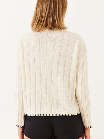 Bianco Lucci Sweater in Beige