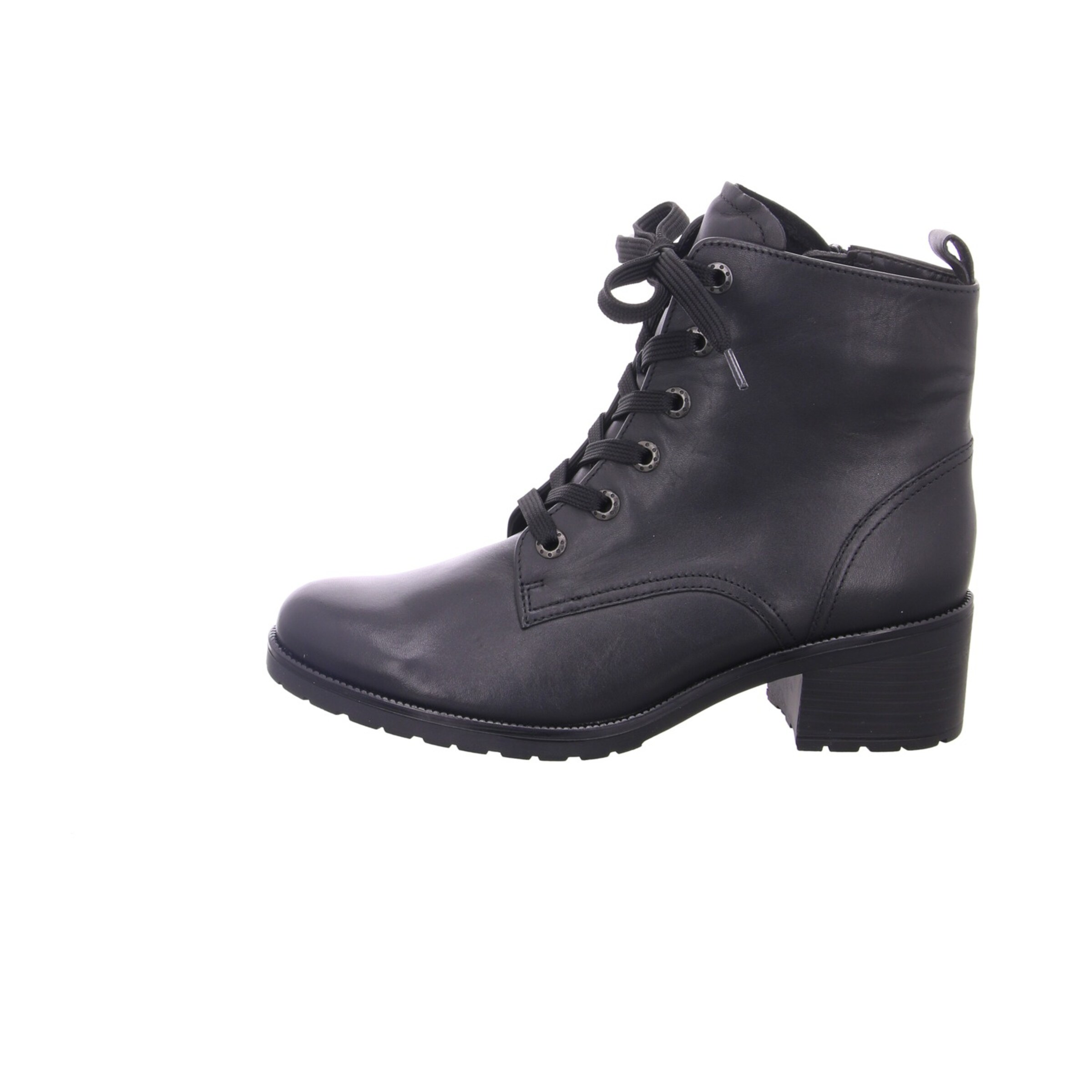 GABOR Lace-up bootie in Black