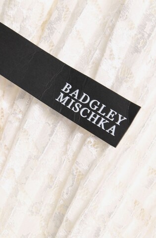 Badgley Mischka Abendkleid M in Weiß