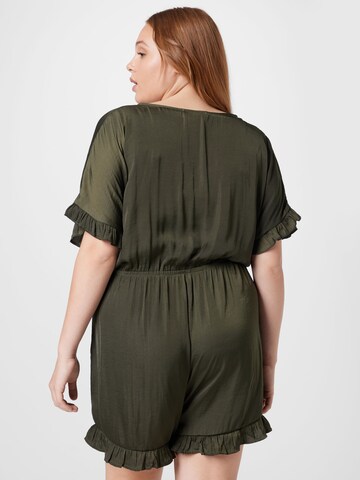 ABOUT YOU Curvy Jumpsuit 'Meret' in Green