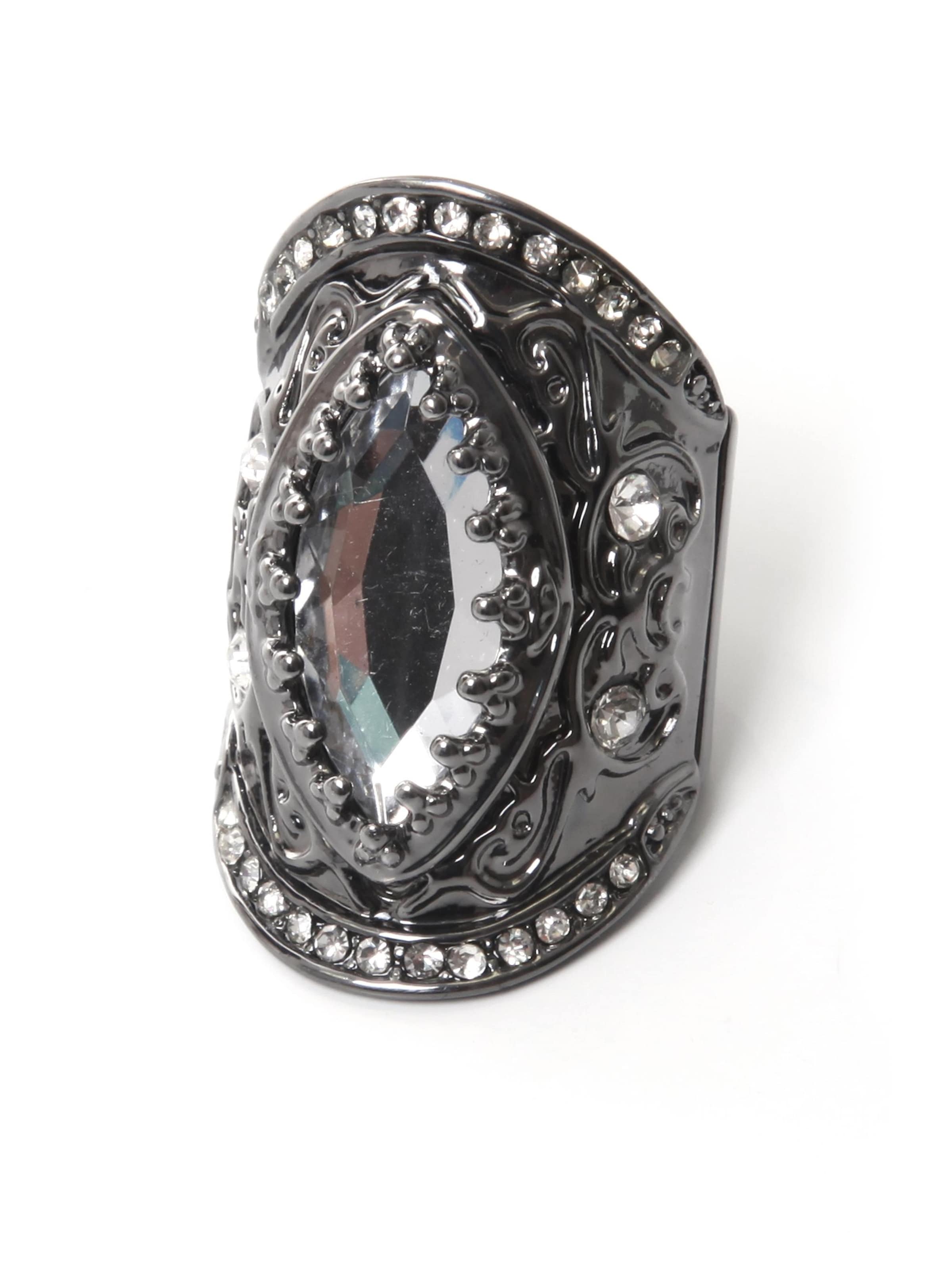 COLLEZIONE ALESSANDRO Ring 'Queen'‌ in oxid, Produktansicht