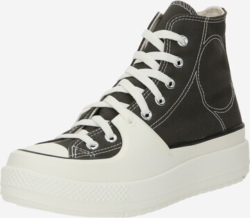 CONVERSE Hög sneaker 'CHUCK TAYLOR ALL STAR CONSTRUCT' i grön: framsida