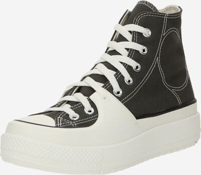 CONVERSE Kõrged ketsid 'CHUCK TAYLOR ALL STAR CONSTRUCT' meleeritud roheline / must / valge, Tootevaade