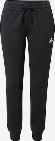 ADIDAS SPORTSWEAR Sports trousers 'Essentials French Terry Logo' in Black: front
