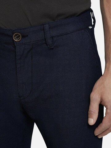 TOM TAILOR Slimfit Chino 'Travis' in Blauw