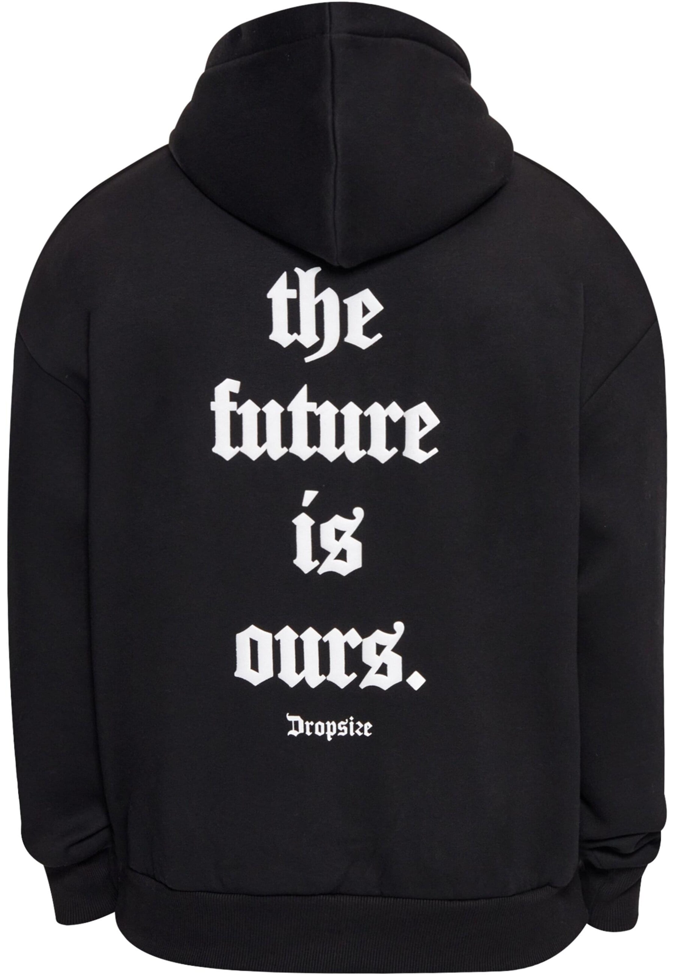 Sweat-shirt 'Future Is Ours' Dropsize en noir
