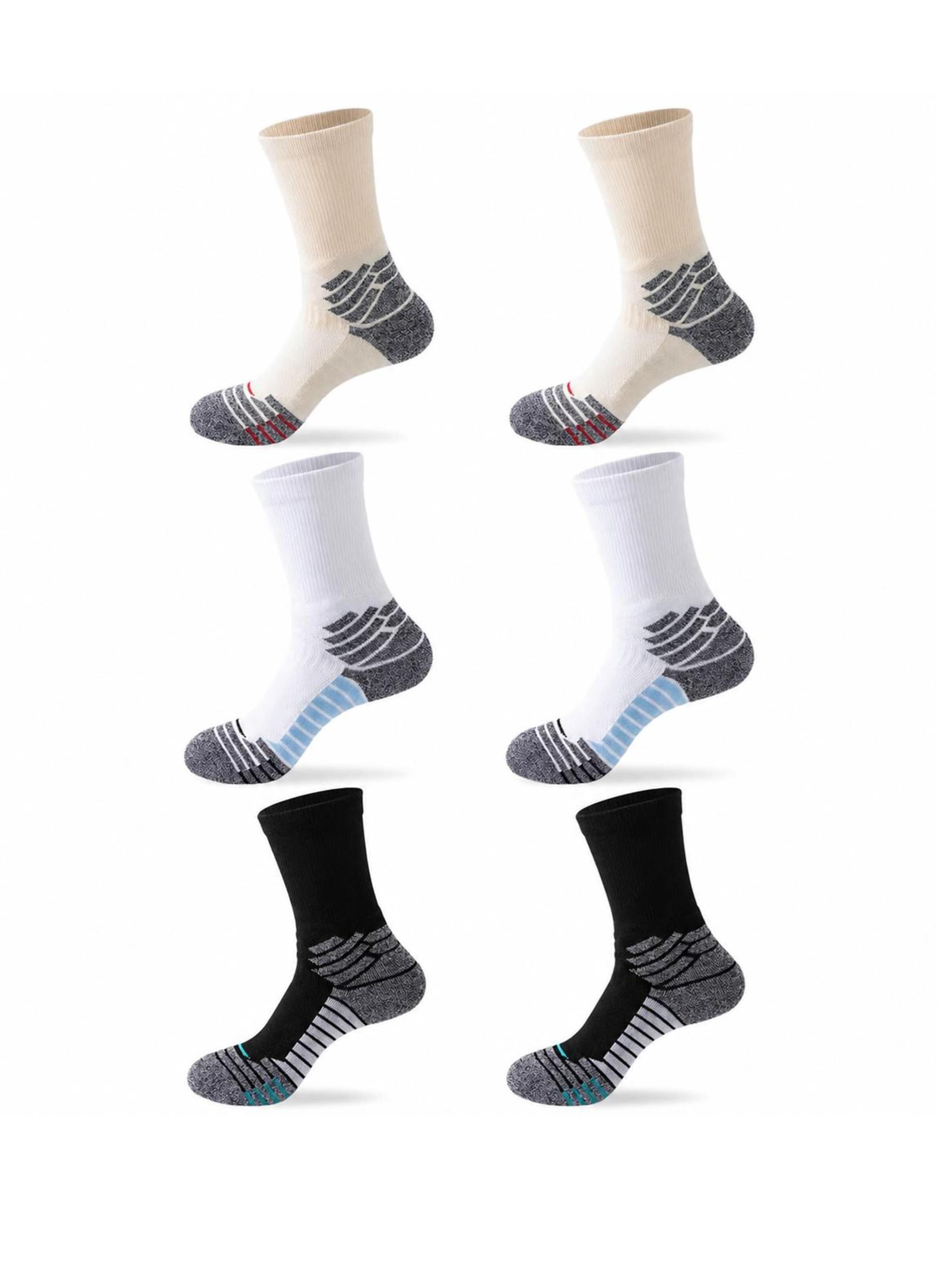 Chaussettes de sport 'Outdoor socks' Emilie collection en multicouleur
